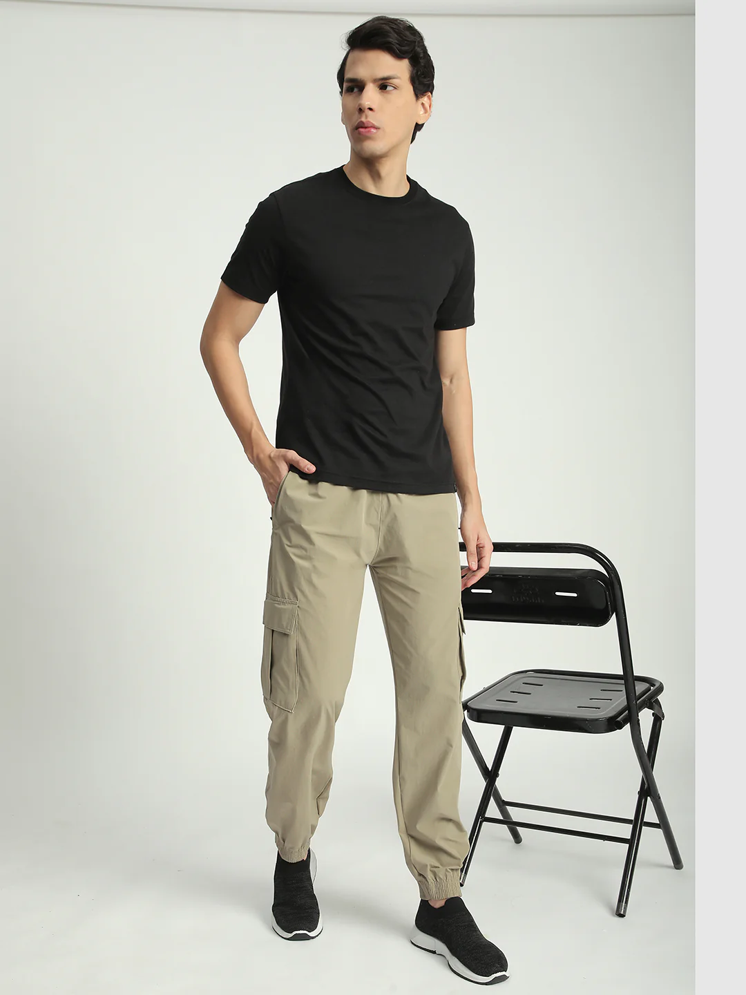 Cargo Jogger for Men. (Beige) - Image 6