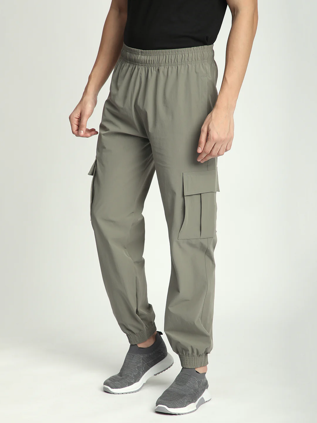 Cargo Jogger for Men. (Stone grey) - Image 7