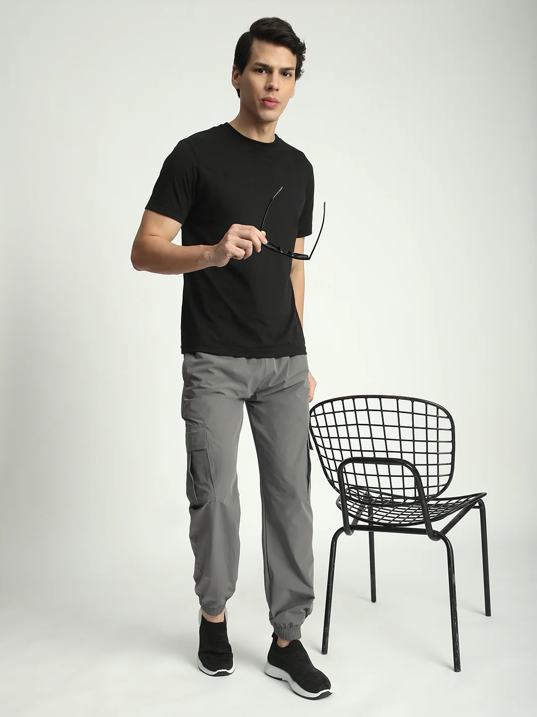 Cargo Jogger for Men. (Charcoal Grey) - Image 7