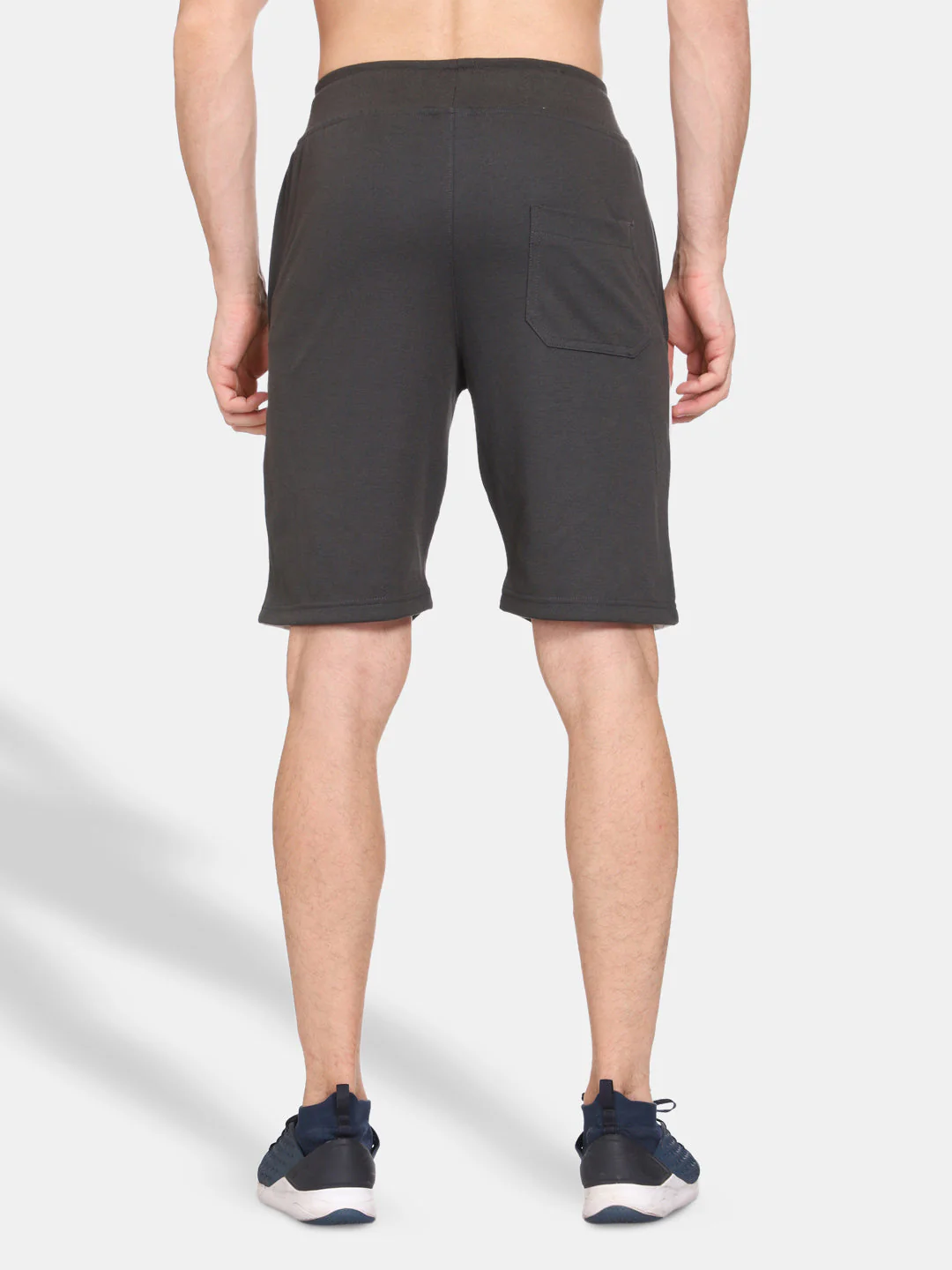Stylish Charcoal Grey Shorts For Men - Image 6