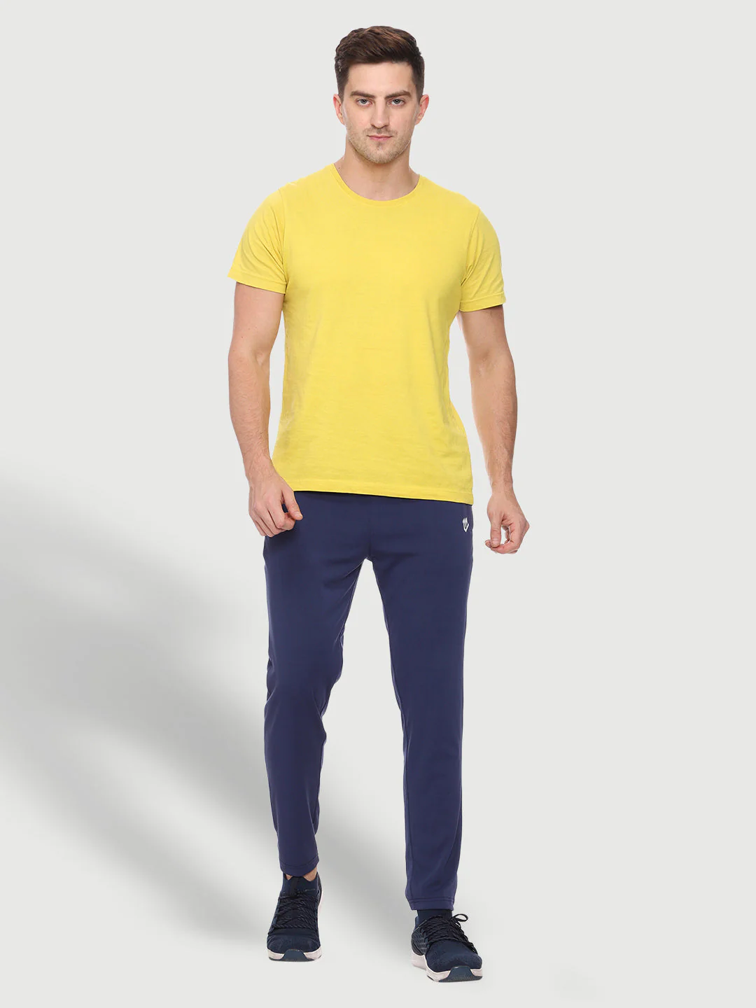 Rapid Dry Blue Color-Blocked Track Pant for Men - Image 6