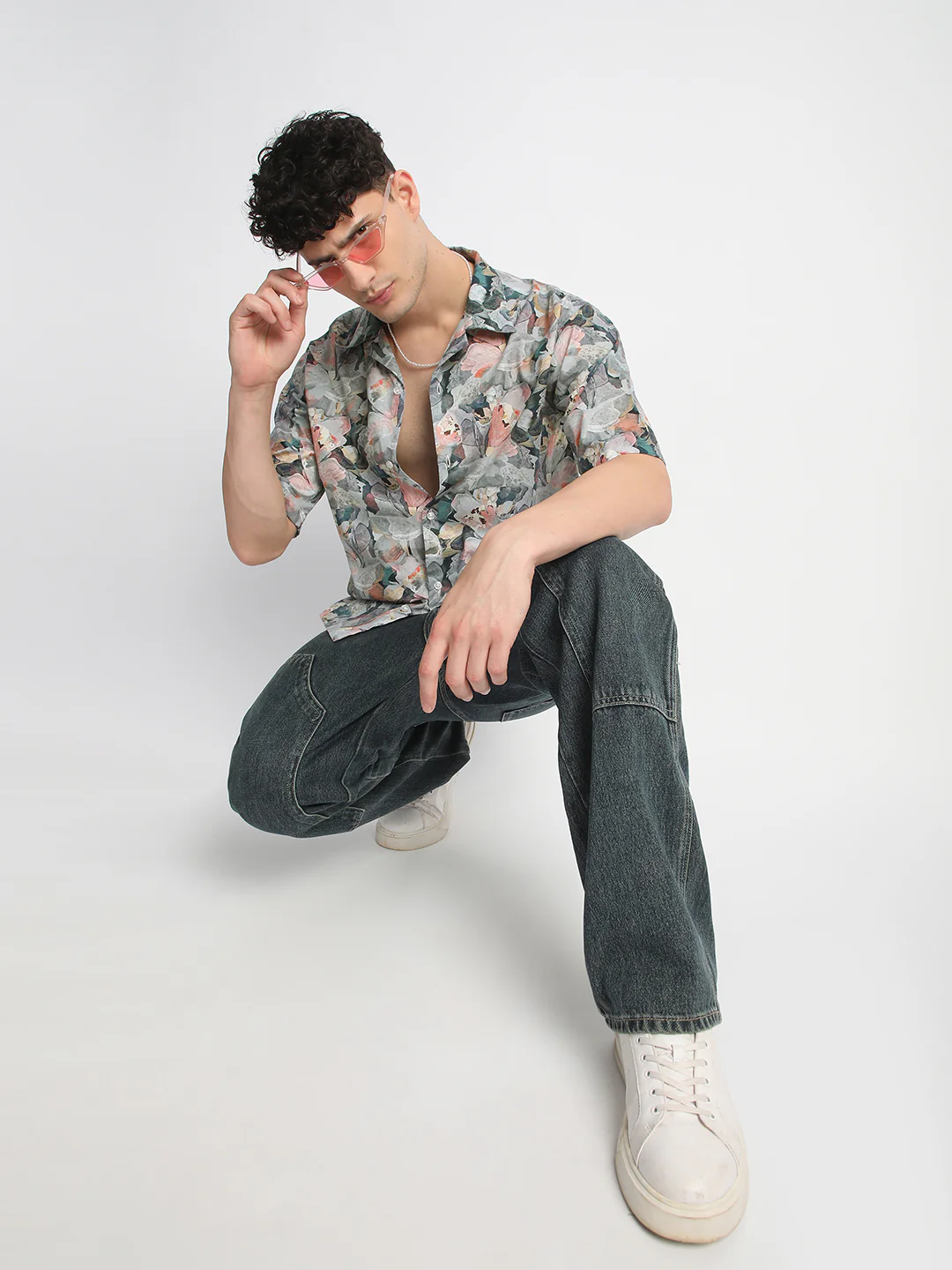 Floral Print Shirt for Men. - Image 5