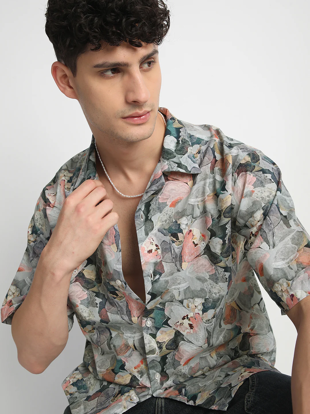 Floral Print Shirt for Men. - Image 6