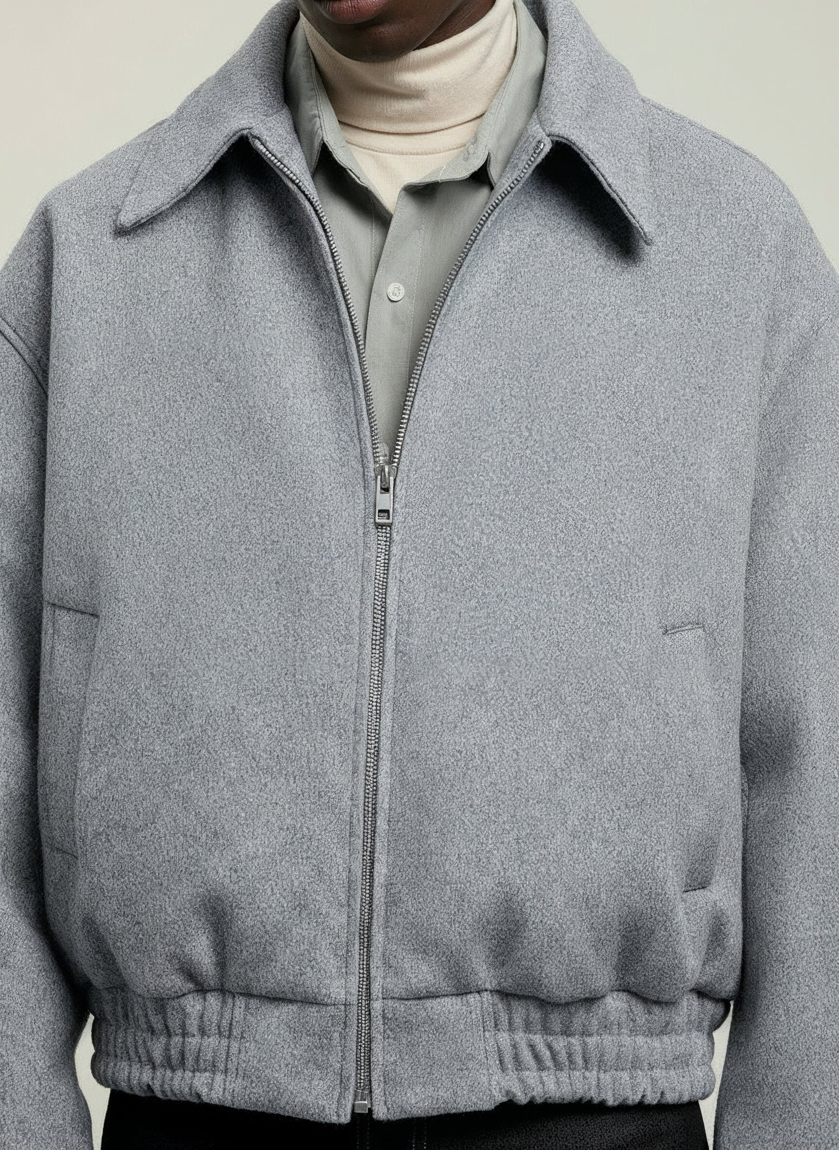 Greyline Bomber Tweed Jacket - Image 4