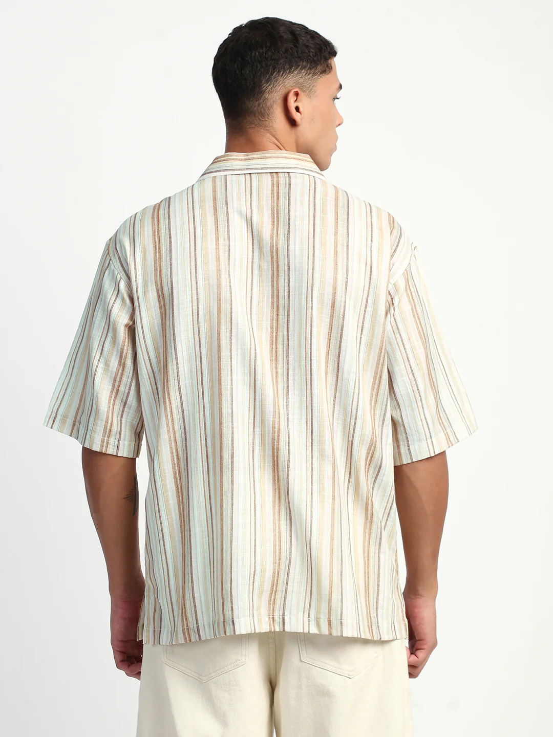 Multi Color Striped Shirt for Men. - Image 3