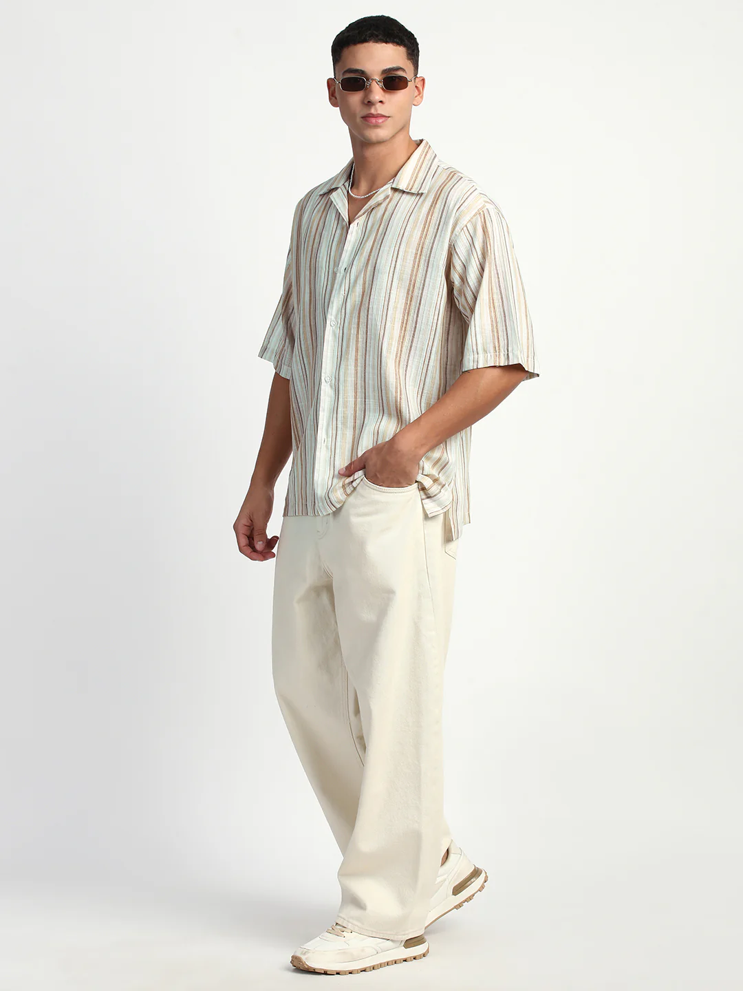 Multi Color Striped Shirt for Men. - Image 4