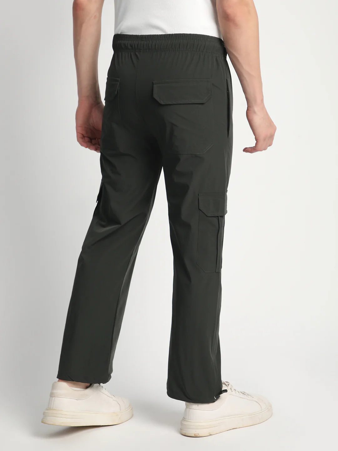 Parachute Cargo Pants for Men. (Grey) - Image 4