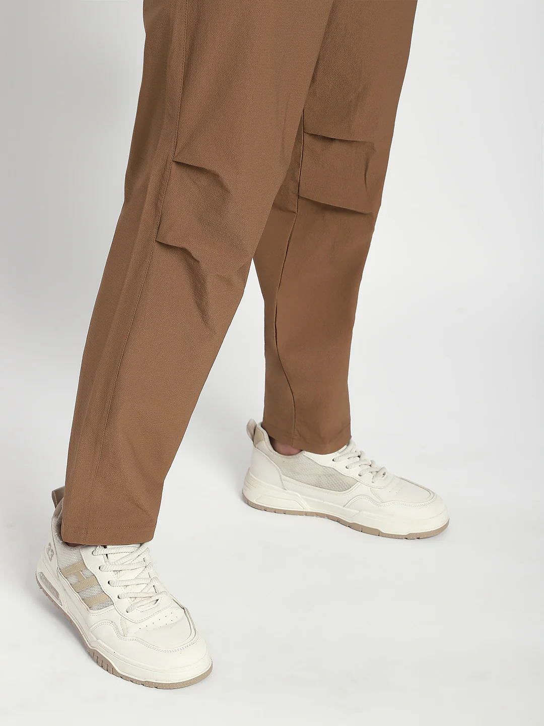 Relaxed Fit Camel Pants For Men - Image 8