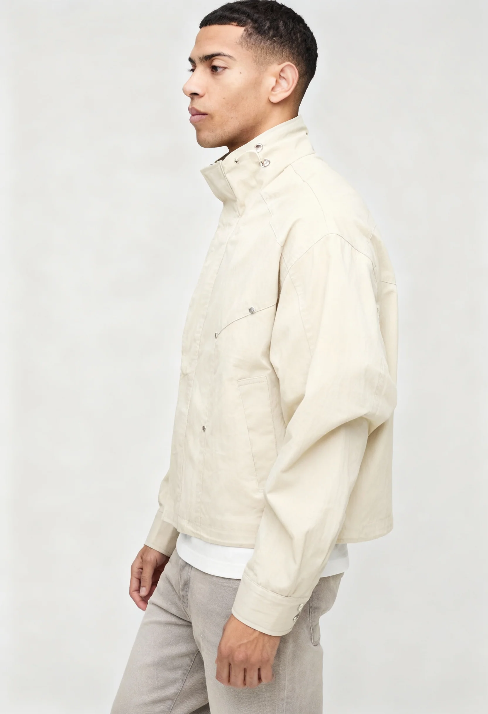 Tencil Cotton Jacket for Men - Image 4