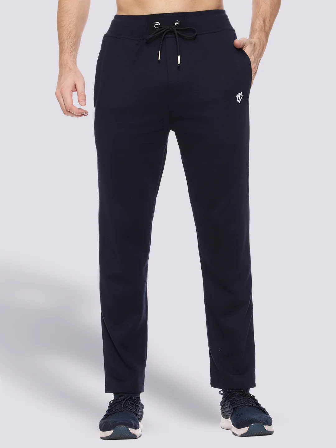 Stylish Blue Cotton Track Pant For Men - Image 3