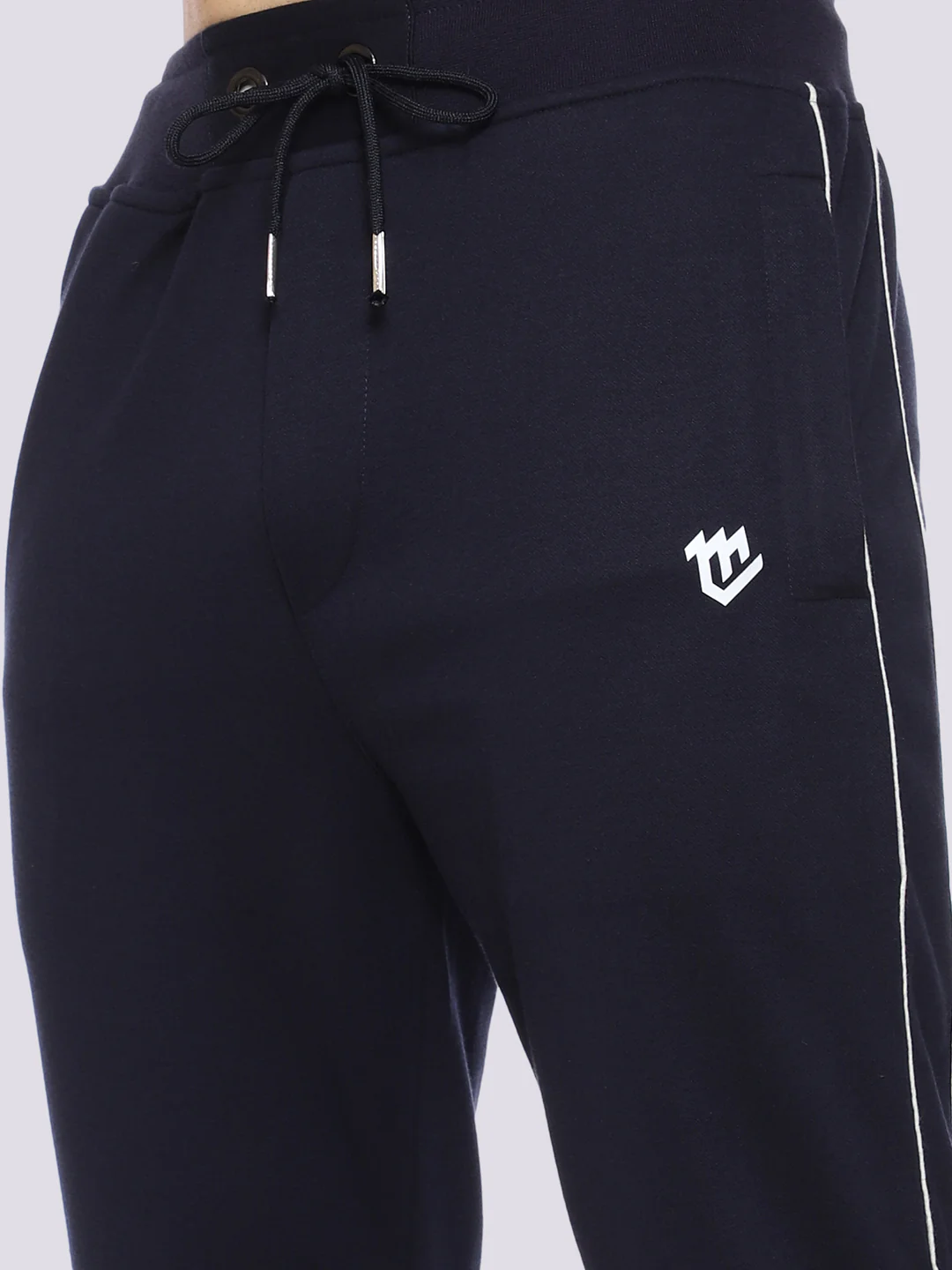 Stylish Blue Cotton Track Pant For Men - Image 6