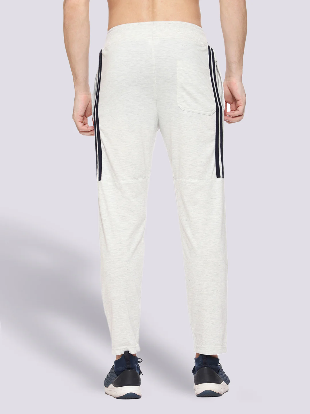Side Stripe Cotton Track Pant for Men - Image 4