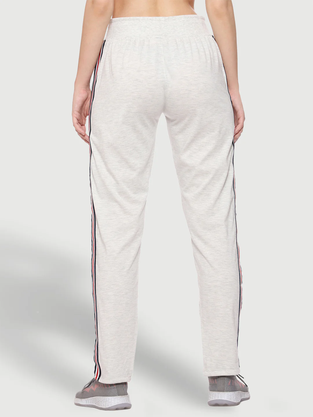 Colorful Side Stripe Cotton Track Pant For Women - Image 6